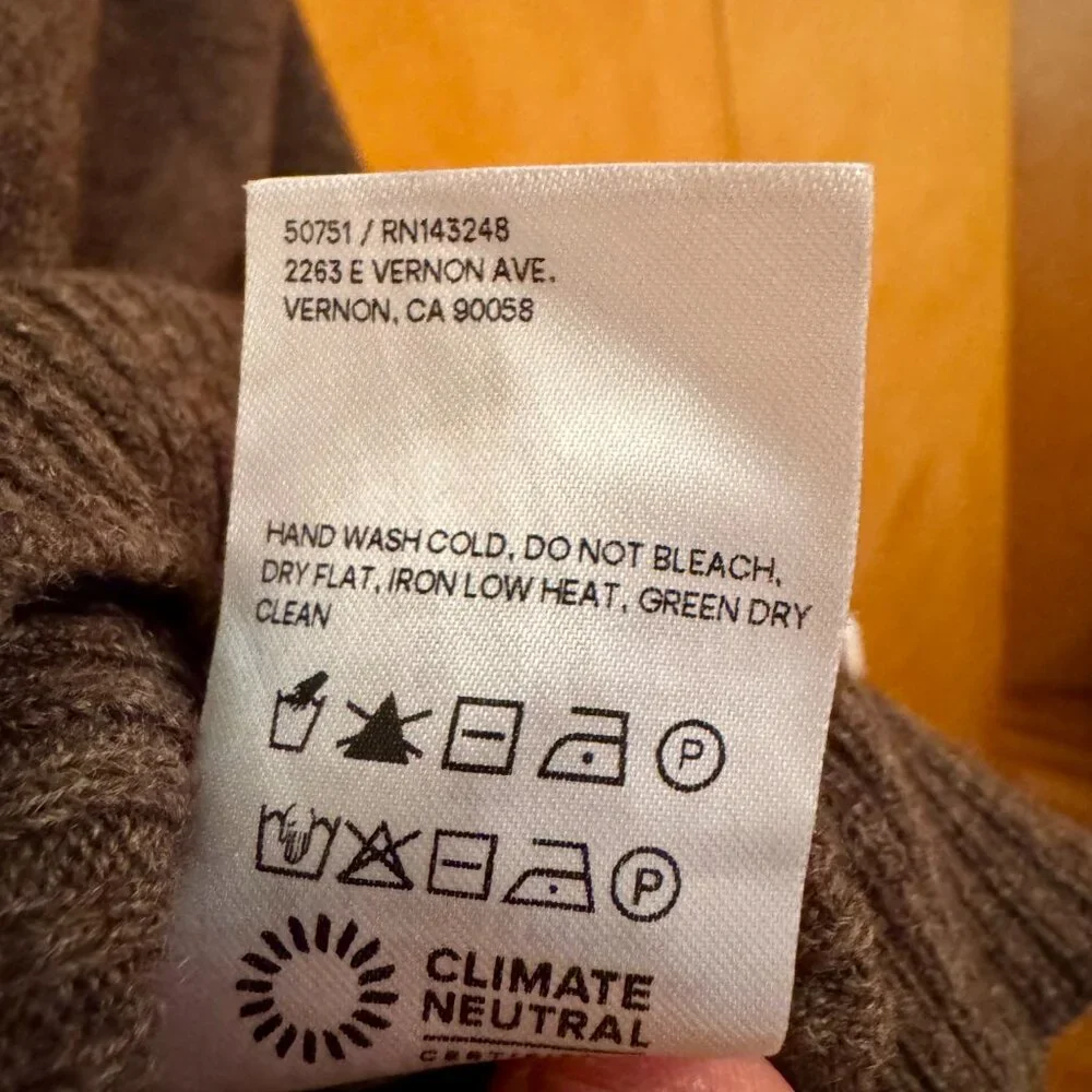 Reformation Cashmere Turtleneck Sweater/Tank (size S) - Picture 8 of 9